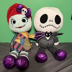 Jack and Sally Nightmare Before Christmas Squishmallows