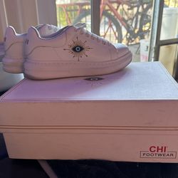 Chi Footwear Supernova Leather Sneakers Size 37 US 6 (slightly Used)