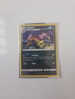 Liepard (Ungraded) Pokemon Card & Pokemon Card Sleeve