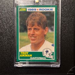 Troy Aikman ROOKIE 1988 Score