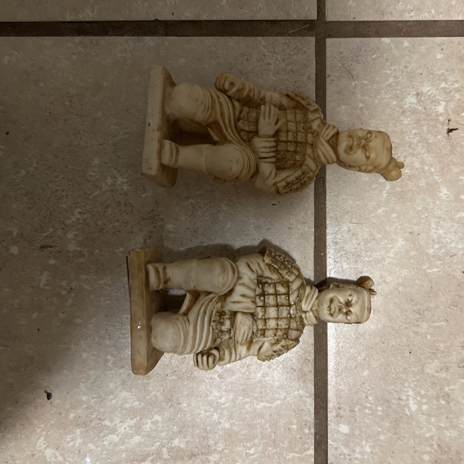 Figurine, Clay Man Figurines, Oriental Figurines, Warrior,