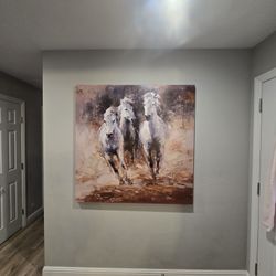 Horse painting canvas wall art