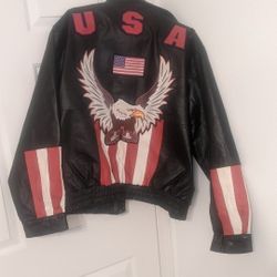 Extra Large USA Leather Jacket