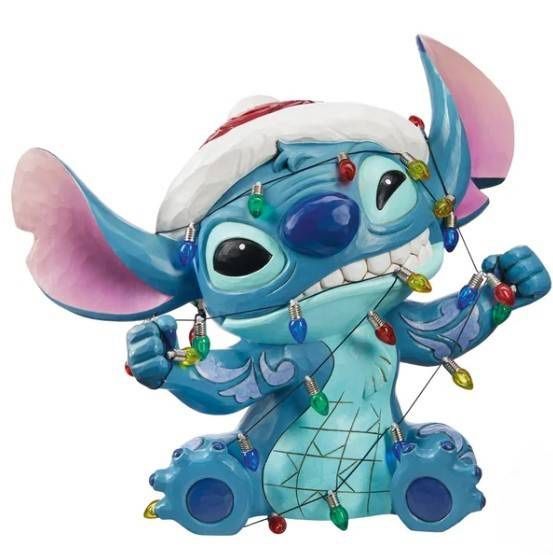 Jim Shore Disney 14.7-inch Stitch Christmas Holiday Statue