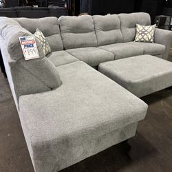 L Shape Sectional. 🚚WE DELIVER🚚