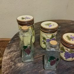 Grape Themed Storage Containers 