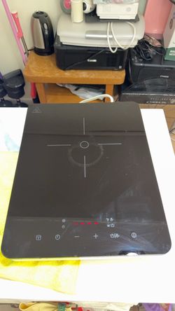 IKEA TILLREDA Black Electric Portable Induction Single Burner HOB Cooktop 1800W