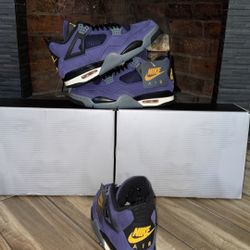 Air Jordan 4 Retro “Imperial purple” Lakers Size 9 DS