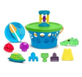 Beach Toys Big Bucket Set - 8 Piece - Assorted Styles