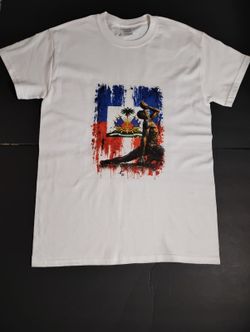 Haitian flag T shirt for Men