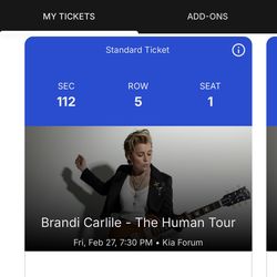 Brandi Carlile with The Head and the Heart Fri Feb 27th