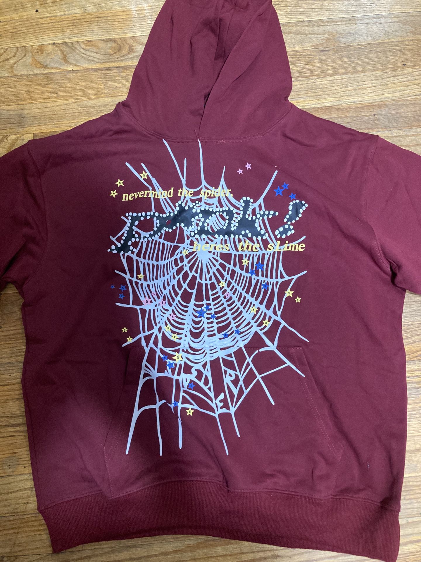 P*nk! Red Sp5der Hoodie - XL