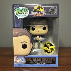 Funko Pop! Digital 201 Dr. Alan Grant with Baby Dino LE 1900 