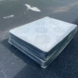 NEW FULL SIZE SET MATTRESS AND BOX SPRING-2pcs 