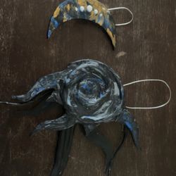 Sun And Moon Handmade Christmas Ornaments