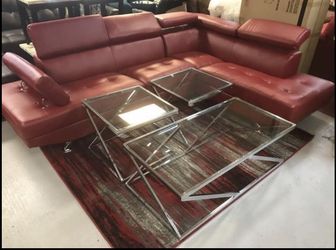 Red Sectional brand new