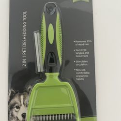2 In 1 Pet Deshedding Tool