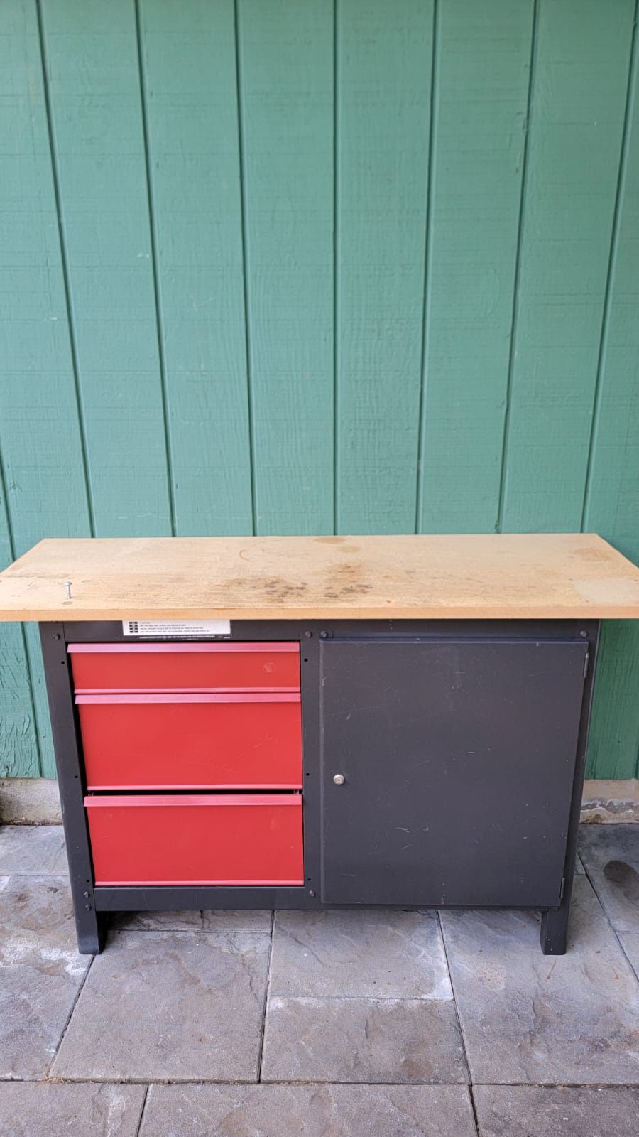 3 Drawer Workbench with Side Storage