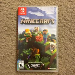 Nintendo switch Minecraft game
