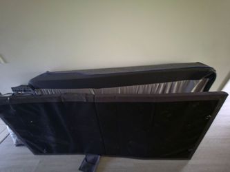 Twin size frame and mattess-adjustable