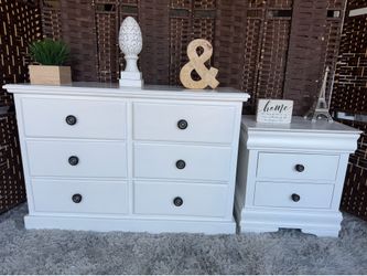 Dresser $74 nightstand $35 (for sale together) $109 all the drawers work good