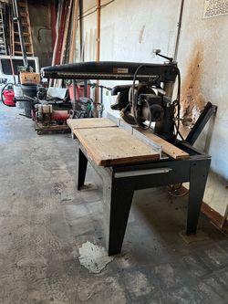 DeWalt Black & Decker radial arm saw