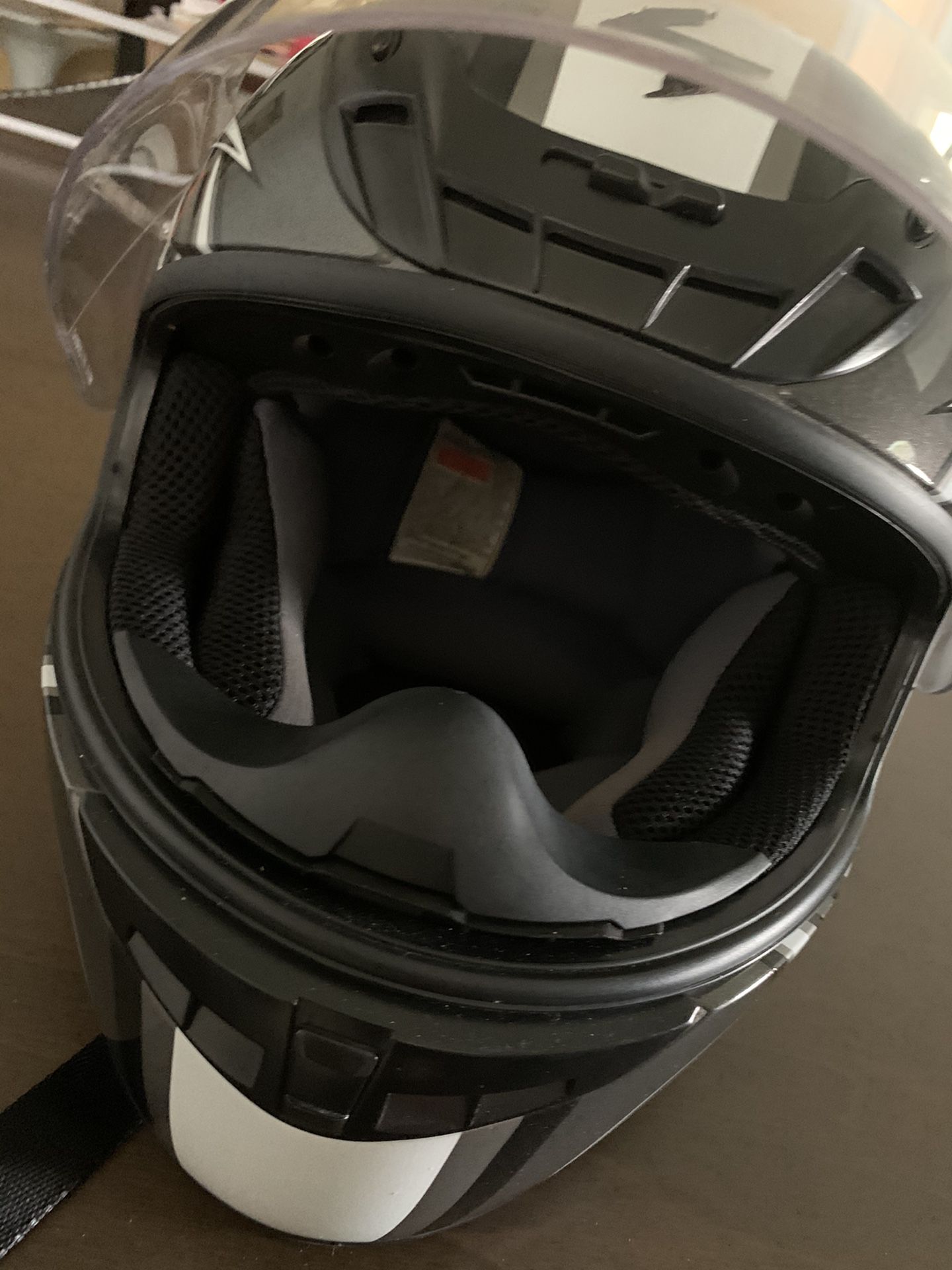 Motorcycle helmet (approved DOT) medium size