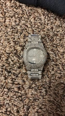 Iced out watch