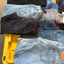 Size 10 Levis And Other Brand Jeans 