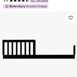 DaVinci Toddler Bed Conversion Kit Ebony M3899