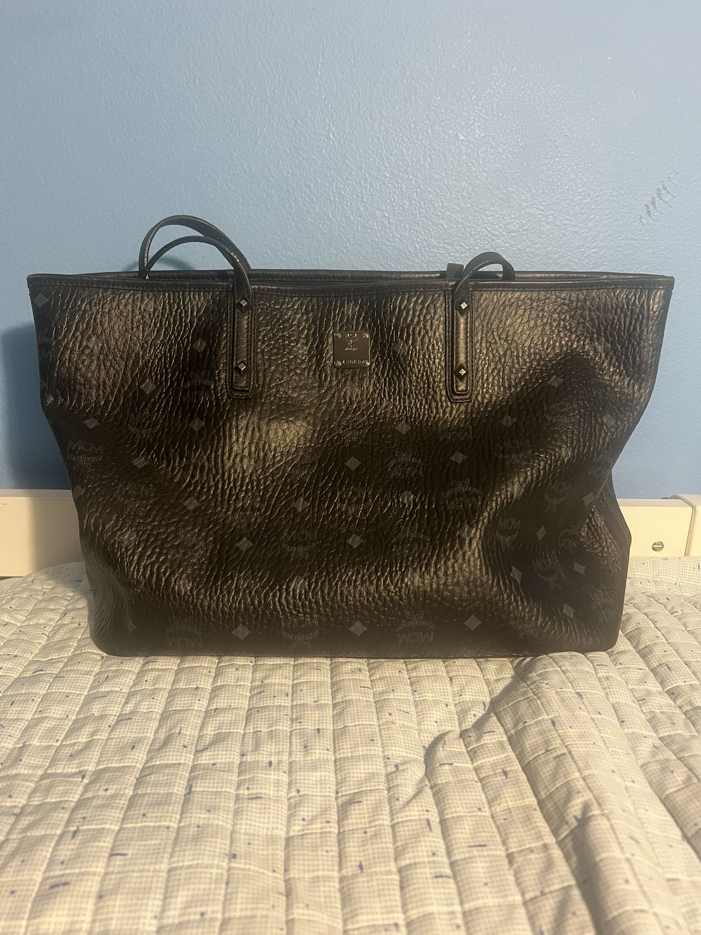 Black MCM Purse Bag
