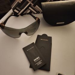Authentic Bulgari Wrap Around Sunglasses