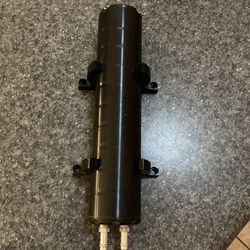 Black Billet Hot Rod Over Fill Tank Coolant