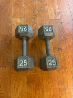 25 pound dumbbells