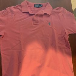 Pink Ralph Lauren Polo Short Sleeve Polo