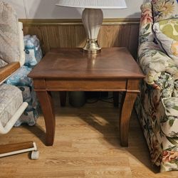 2 END TABLES & ONE COFFEE TABLE SET SOLID WOOD 