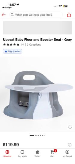 Upseat Baby Chair With Tray