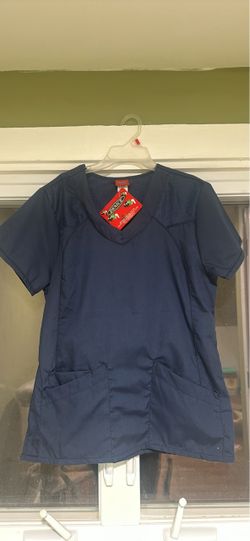 Denice Navy Blue Scrub Top New with Tags