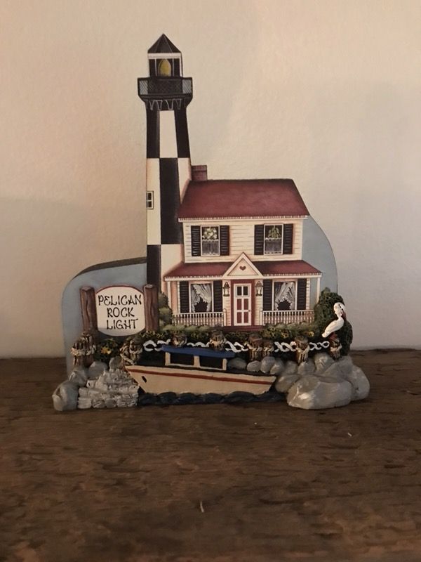 Brandywine Pelican Rock Light Collectible
