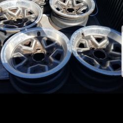 Chevy Nova S/S Rims With Beauty Rings