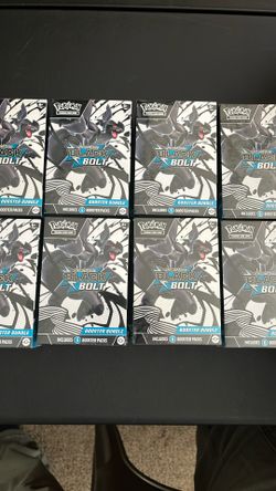 Pokemon Black Bolt Booster Bundles For Sale Or Trade