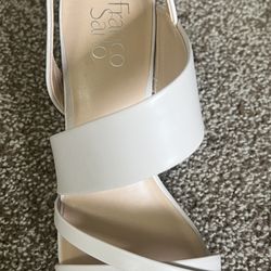 NEW Franco Sarto Strappy Wedge Sandals in Ivory Beige, Seneca Women’s Size 10  Elevate your spring and summer wardrobe with these brand-new Franco Sar