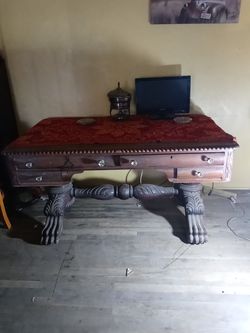 Antique double sided desk
