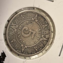 5 centavos 1937  vintage coin of Mexico