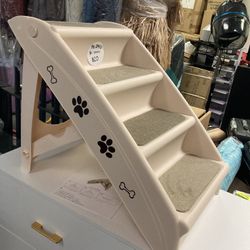 SALE!!!!! Pet Foldable Stairs 4 Steps for High Bed for Small Dogs