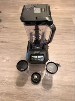 Ninja Professional Plus Kitchen Blender System and 8-Cup Food Processor with Auto-iQ Black BN803TGT: 72oz Smoothie Blender, 5 Speeds, Ice Crusher