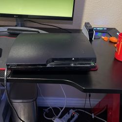 PS3 With 2 Controllers And Games