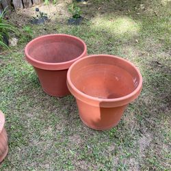 Large Heavy Duty Resin Flower Pots ( Read Description Below)