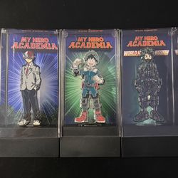 My Hero Academia FiGPiN LOT Of 3 - Midoriya, Todoroki, Chase Midoriya New In Box