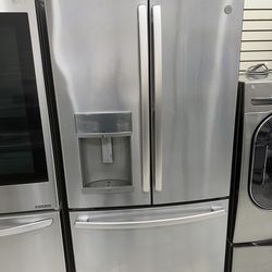 Ge French door refrigerator with wind door 36w 27w 69h